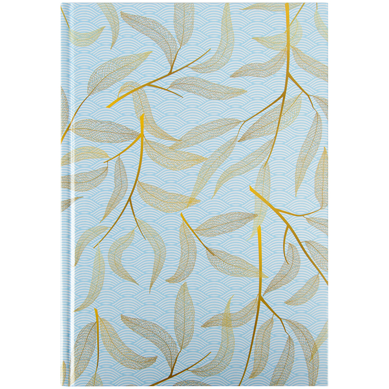 Книга записна Axent Waves 8422-560-A, А4, 96 аркушів, клітинка, блакитна